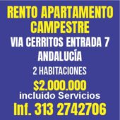 RENTO APARTAESTUDIOS EN CERRITOS ENTRADA 7 ANDALUCIA.