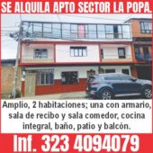 SE ALQUILA APTO SECTOR LA POPA.