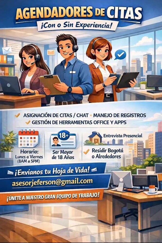 Personal con o sin experiencia Bogotá