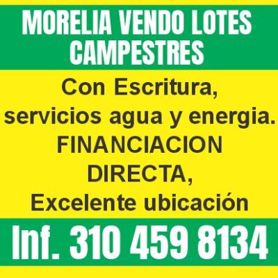 MORELIA-VENDO-LOTES-CAMPESTRES-Inf.-310-459-8134