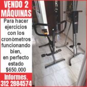 VENDO 2 MÁQUINAS Para hacer ejercicios