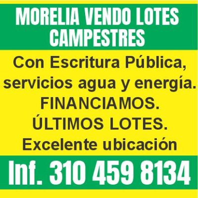 MORELIA-VENDO-LOTES-CAMPESTRES-Inf.-310-459-8134